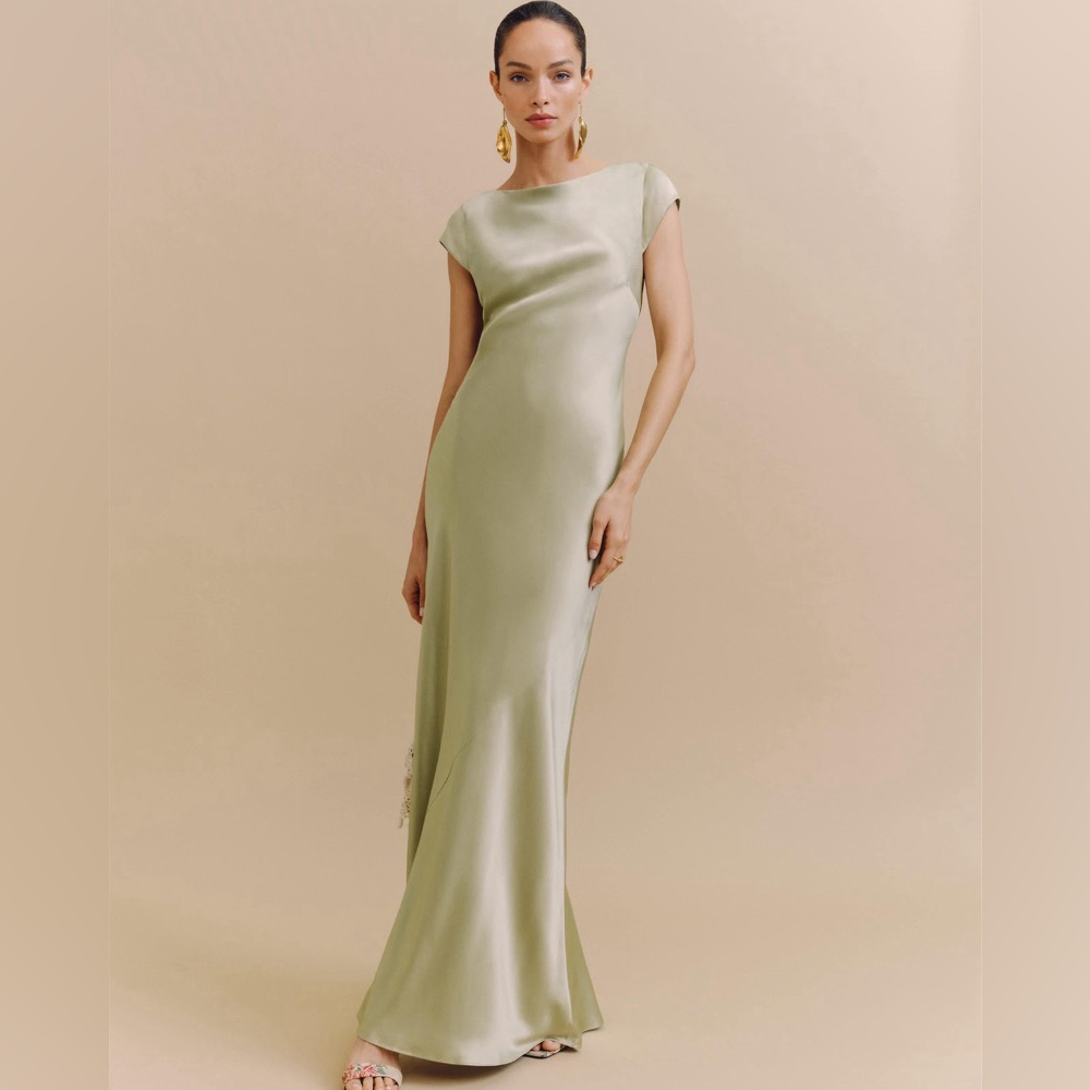 Reformation Niamh Silk Dress